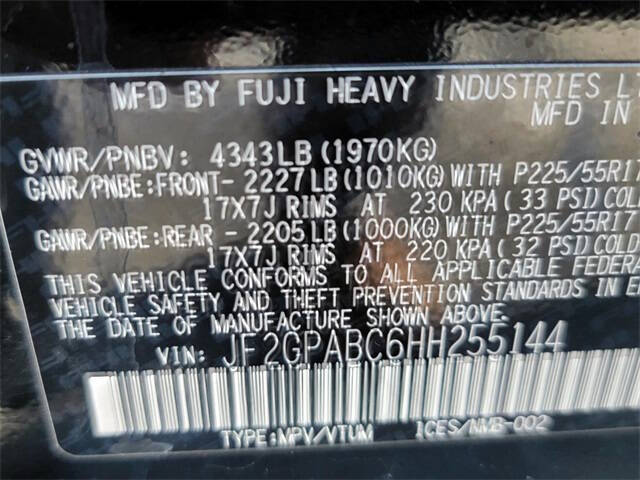 2017 Subaru Crosstrek 2.0i Premium