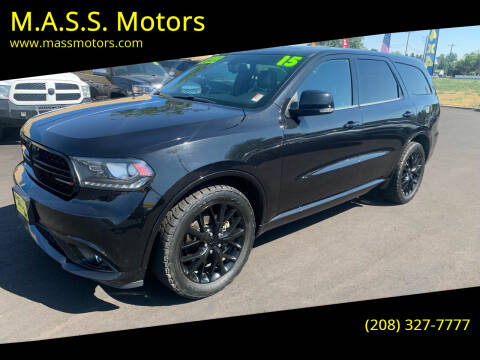 2015 Dodge Durango for sale at M.A.S.S. Motors in Boise ID