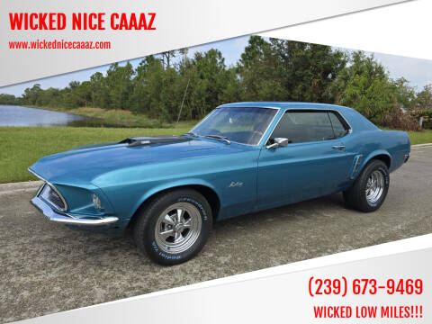 1969 Ford Mustang for sale at WICKED NICE CAAAZ in Cape Coral FL