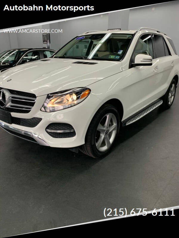 2017 Mercedes-Benz GLE for sale at Autobahn Motorsports in Willow Grove PA