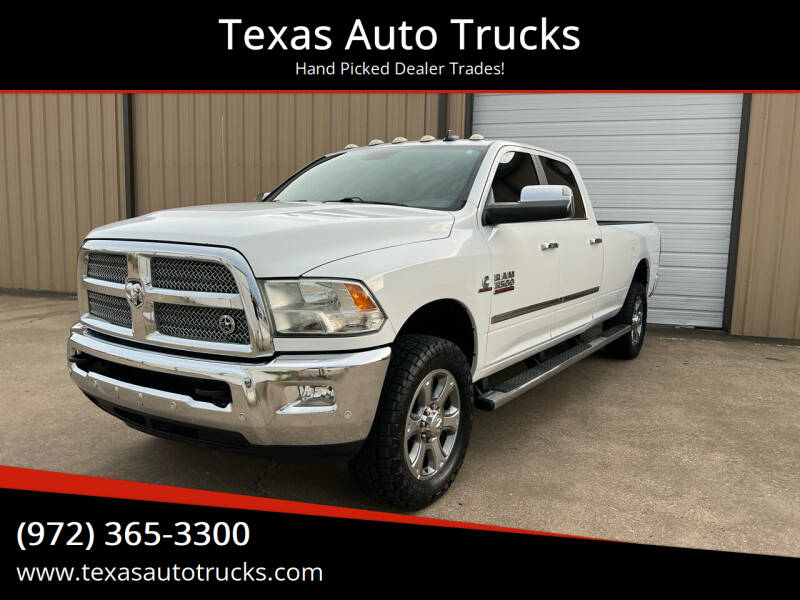 2018 RAM 3500 for sale at Texas Auto Trucks in Wylie TX