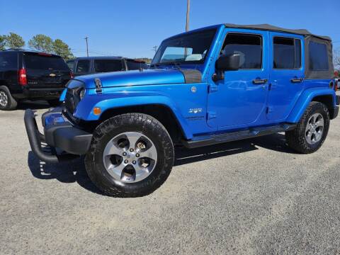 2016 Jeep Wrangler Unlimited for sale at Rodgers Wranglers in North Charleston SC