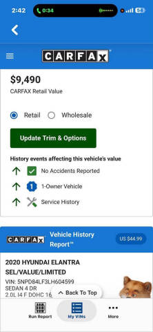 2020 Hyundai Elantra SEL