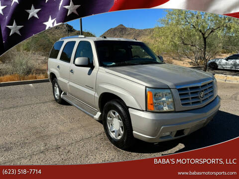 2005 Cadillac Escalade for sale at Baba's Motorsports, LLC in Phoenix AZ