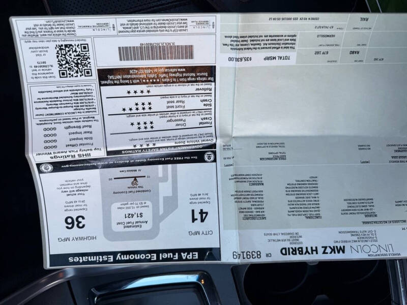 2012 Lincoln MKZ Hybrid