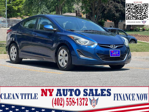 2016 Hyundai Elantra for sale at NY AUTO SALES in Omaha NE