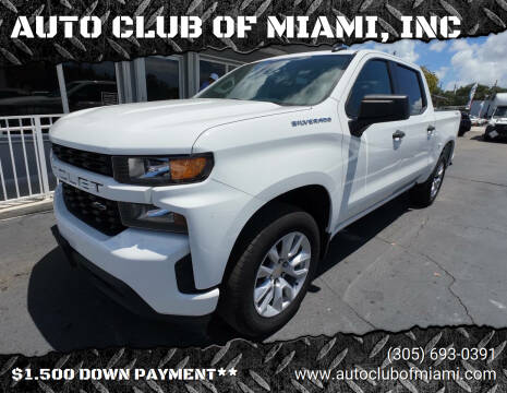 2021 Chevrolet Silverado 1500 for sale at AUTO CLUB OF MIAMI, INC in Miami FL