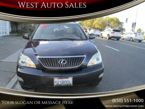 2004 Lexus RX 330 for sale at West Auto Sales in Belmont CA