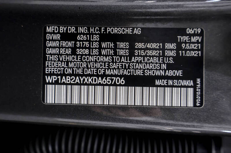 2019 Porsche Cayenne S