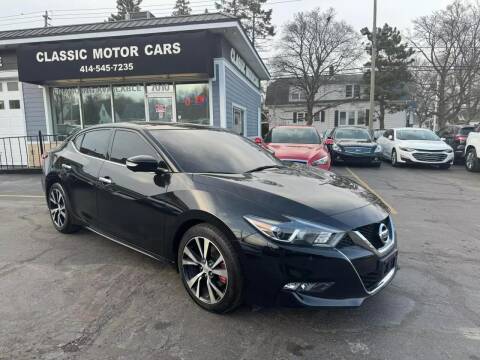 2018 Nissan Maxima for sale at CLASSIC MOTOR CARS in West Allis WI