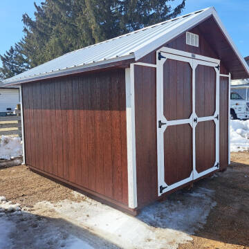  CUSTOM SHEDS ON HWY 10 10x12 UTILITY GABLE  for sale at Dave's Auto Sales & Service in Weyauwega WI