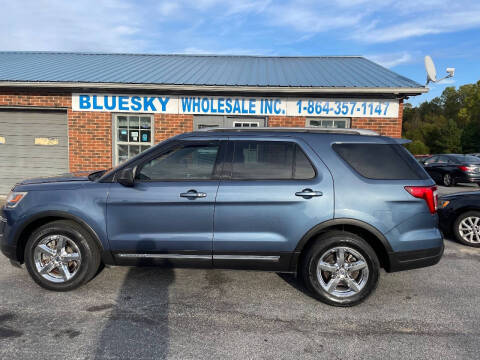 2019 Ford Explorer for sale at BlueSky Wholesale Inc in Chesnee SC