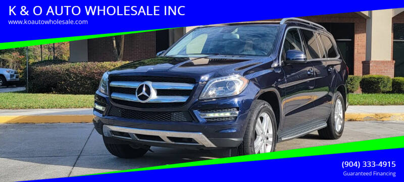 2014 Mercedes-Benz GL-Class for sale at K & O AUTO WHOLESALE INC in Jacksonville FL