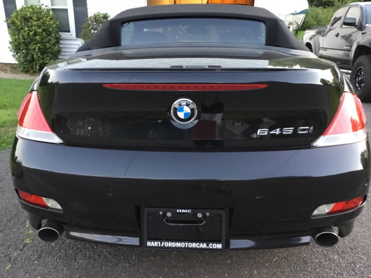 Black 2004 BMW 6 Series 645Ci Convertible 645Ci 2dr Convertible 2