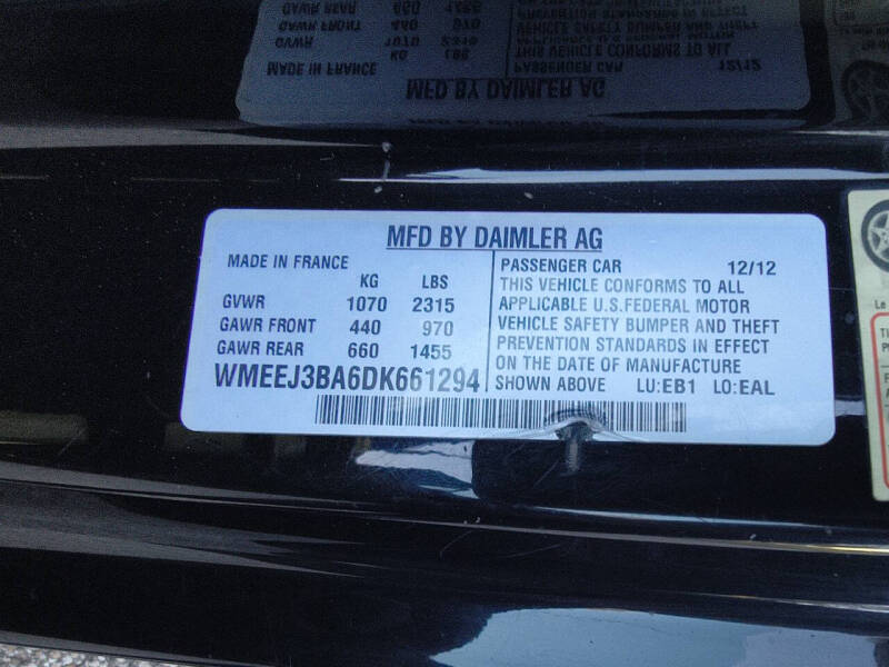 2013 Smart fortwo pure