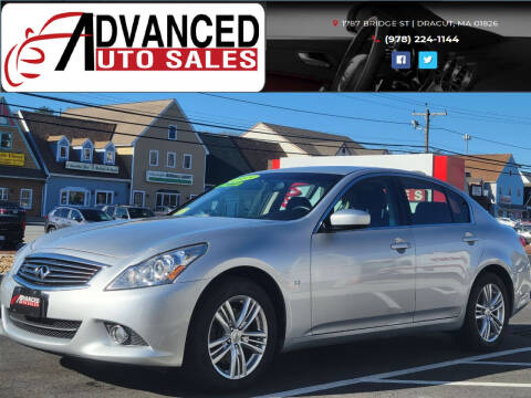 2015 Infiniti Q40 for sale at Advanced Auto Sales in Dracut MA