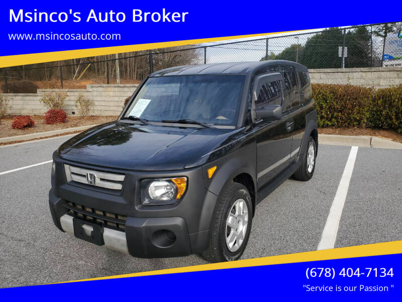 2008 Honda Element for sale at Msinco's Auto Broker in Snellville GA