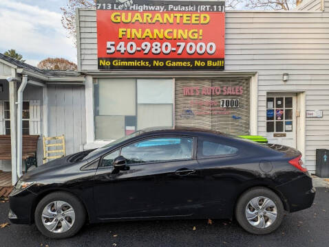 2013 Honda Civic for sale at IKE'S AUTO SALES in Pulaski VA