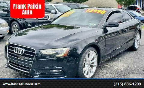 2014 Audi A5 for sale at Frank Paikin Auto in Glenside PA