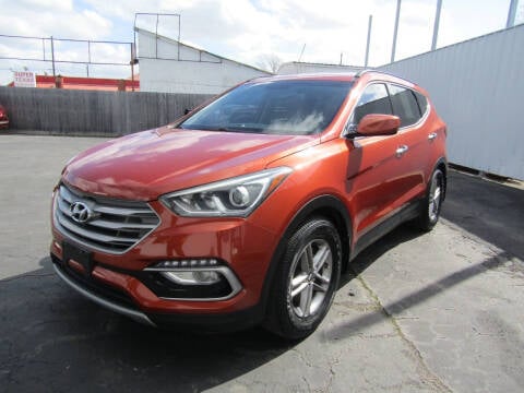 2017 Hyundai Santa Fe Sport for sale at AJA AUTO SALES INC in South Houston TX