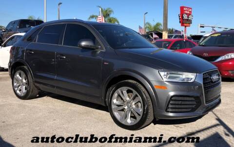 2018 Audi Q3 for sale at AUTO CLUB OF MIAMI, INC in Miami FL