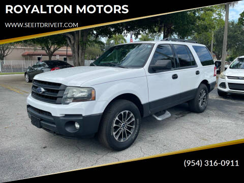 2016 Ford Expedition for sale at ROYALTON MOTORS in Plantation FL