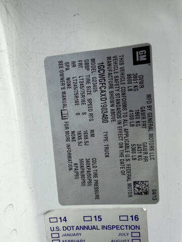 2013 Chevrolet Express 2500