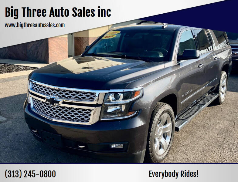 2018 Chevrolet Suburban for sale at Big Three Auto Sales inc in Detroit MI