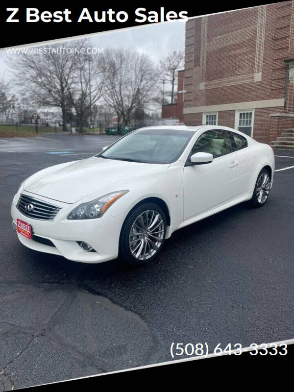 2015 Infiniti Q60 Coupe for sale at Z Best Auto Sales in North Attleboro MA