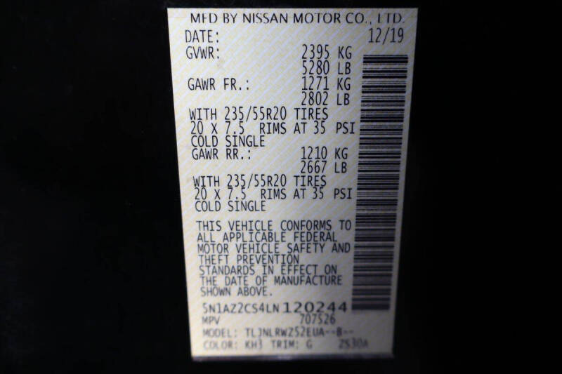 2020 Nissan Murano SL