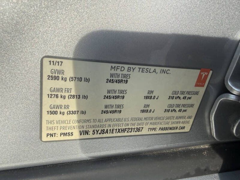 2017 Tesla Model S 75