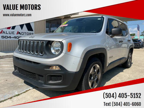 2015 Jeep Renegade for sale at VALUE MOTORS in Kenner LA