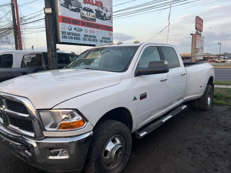 2010 Dodge Ram 3500 for sale at HOUSTON SKY AUTO SALES in Houston TX