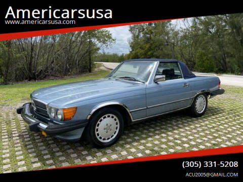 1987 Mercedes-Benz 560-Class for sale at Americarsusa in Hollywood FL