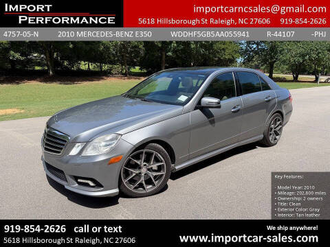 2010 Mercedes-Benz E-Class E 350 Luxury