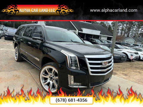 2015 Cadillac Escalade ESV for sale at Alpha Car Land LLC in Snellville GA