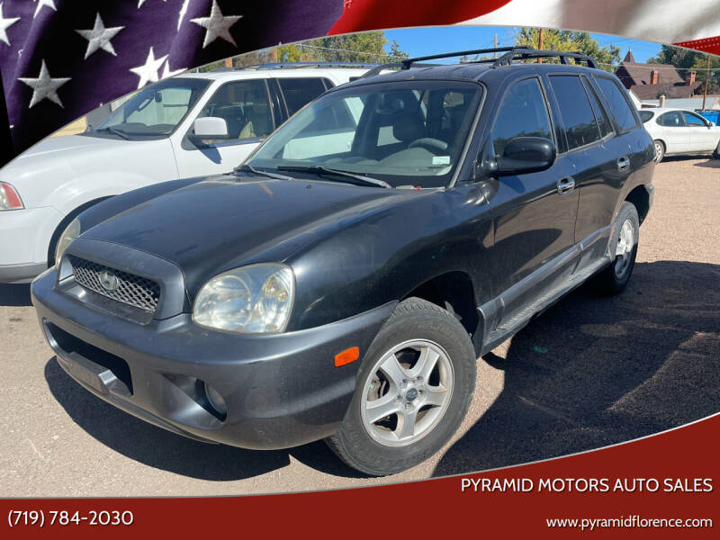 2003 Hyundai Santa Fe for sale at PYRAMID MOTORS AUTO SALES in Florence CO