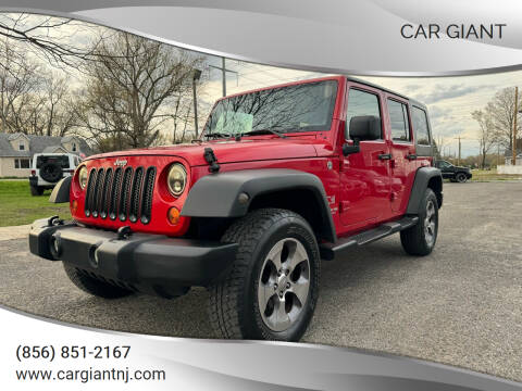 2009 Jeep Wrangler Unlimited for sale at Car Giant in Pennsville NJ