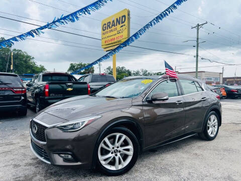 2017 Infiniti QX30 for sale at Grand Auto Sales in Tampa FL