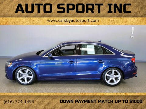 2015 Audi A3 for sale at Auto Sport INC in Grand Rapids MI