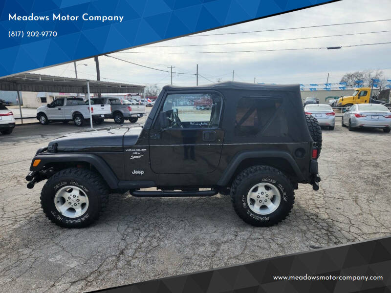 2000 Jeep Wrangler Sport