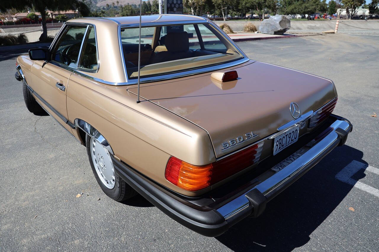 1986 Mercedes-Benz 560-Class for sale at DE AUTOS INC in San Juan Capistrano, CA