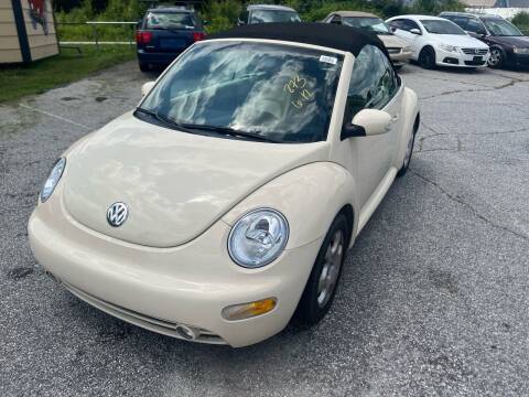 2003 Volkswagen New Beetle Convertible for sale at UpCountry Motors in Taylors SC