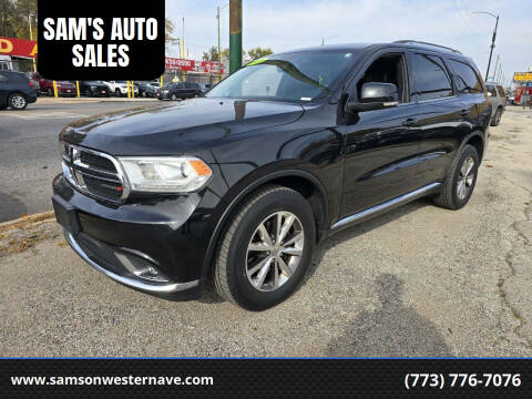 2016 Dodge Durango for sale at SAM'S AUTO SALES in Chicago IL