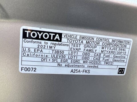 2021 Toyota RAV4 LE