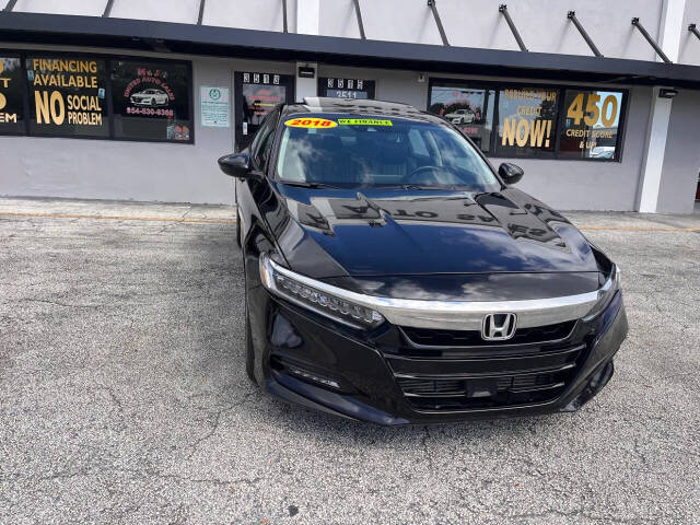 2018 Honda Accord for sale at M & J UNITED AUTO SALES in LAUDERDALE LAKES, FL