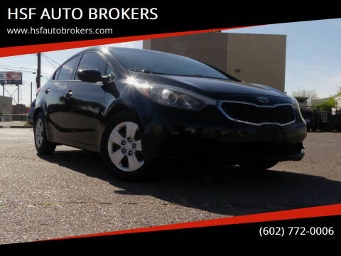 2015 Kia Forte for sale at HSF AUTO BROKERS in Phoenix AZ