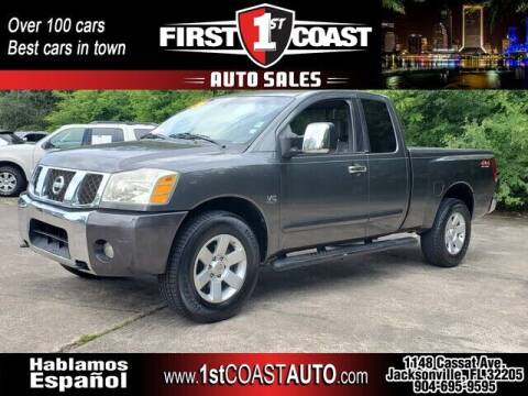 2004 Nissan Titan for sale at 1st Coast Auto -Cassat Avenue in Jacksonville FL