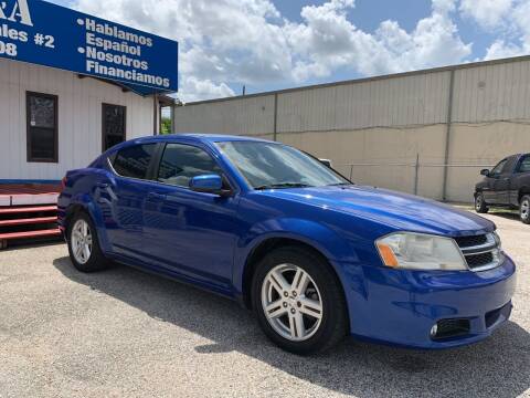 2014 Dodge Avenger for sale at P & A AUTO SALES in Houston TX