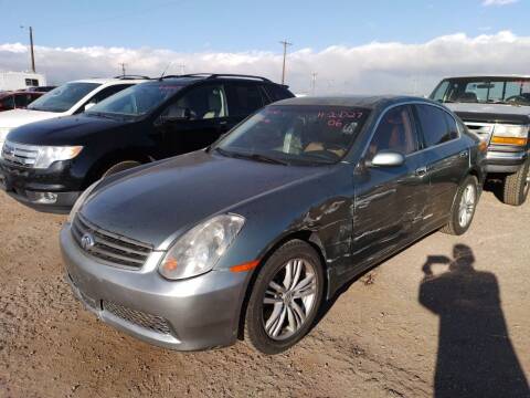 2006 Infiniti G35 for sale at PYRAMID MOTORS - Fountain Lot in Fountain CO